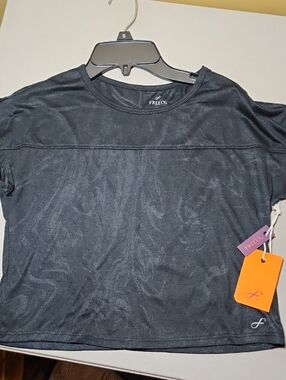 Freely Kids Black Short Sleeve Top